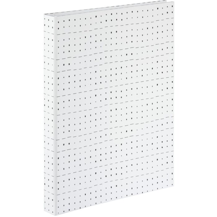 Hama Spiral Album Graphic Squares 19x24,5 cm 40 white sides