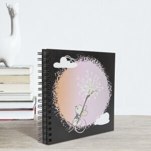 Panodia Spiral Album Souris 23,2x27,5 cm 60 white sides