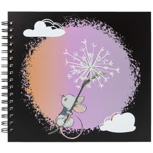 Panodia Spiral Album Souris 23,2x27,5 cm 60 white sides