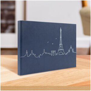 Panodia photo album Lineart Paris blue 34x23 cm 60 black...