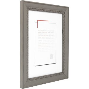 Wooden frame Alma 10x15 cm grey