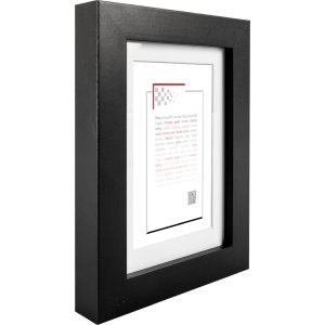 Ceanothe Picture Frame Oslo with mat 20x30 cm black