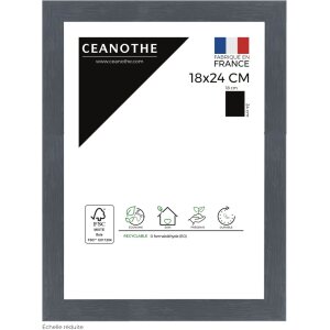 Ceanothe Picture Frame Karma 18x24 cm blue-grey