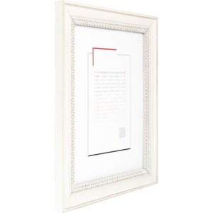 Wooden frame Alma 15x20 cm white