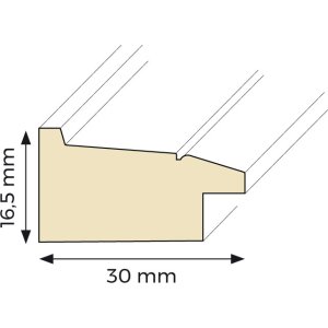 Ceanothe Wooden frame Alma 10x15 cm to 50x70 cm