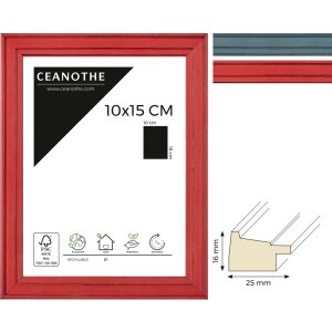 Ceanothe Wooden Frame Belle-Ile 10x15 cm to 50x70 cm