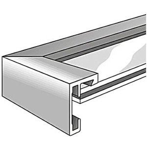 Nielsen Fire Protection Frame C2 Structure Silver Matt 21x30 cm