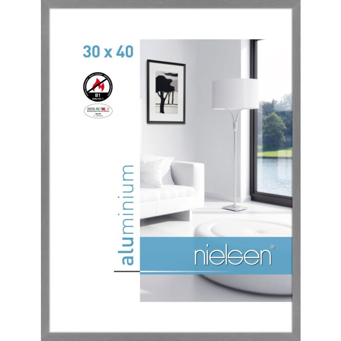 Nielsen Fire Protection Frame C2 Structure Grey Matt 30x40 cm