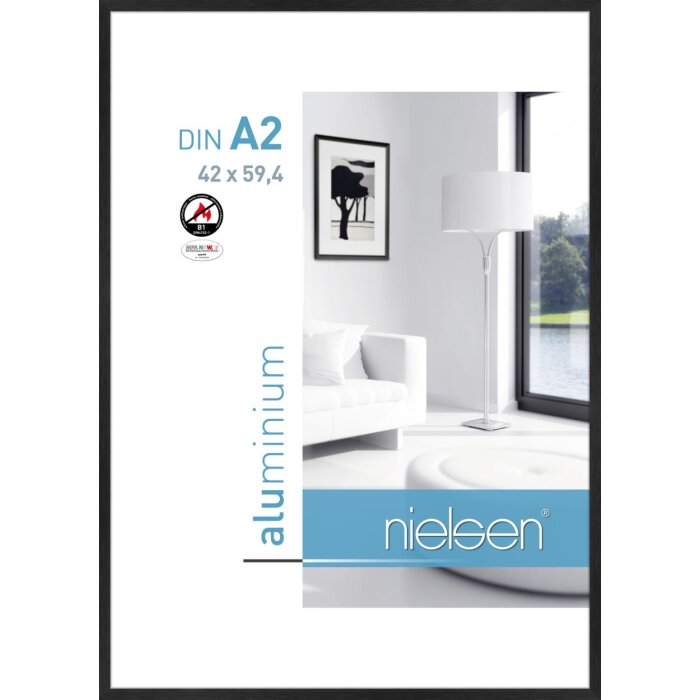 Nielsen Fire Protection Frame C2 Structure Black Matt 42x60 cm