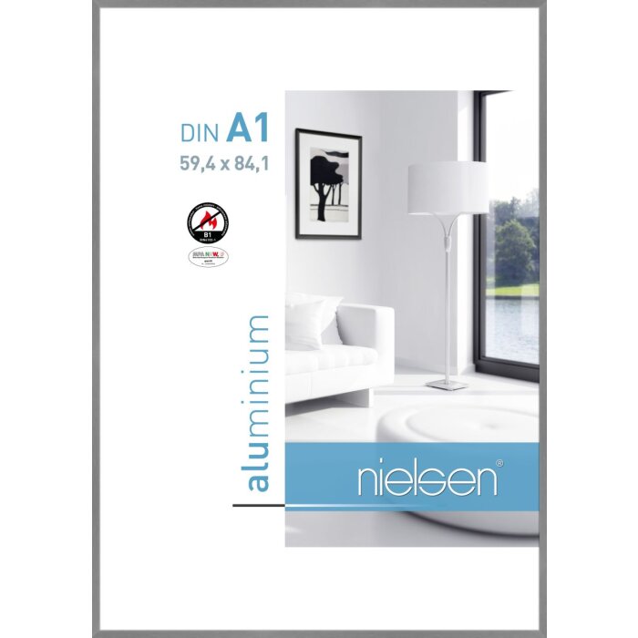 Nielsen Fire Protection Frame C2 Structure Grey Matt 60x84 cm