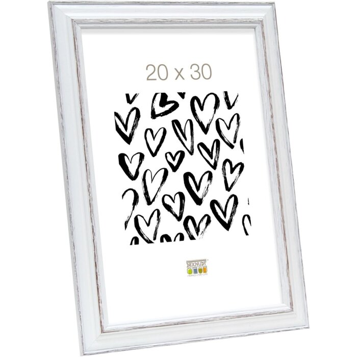 Deknudt Picture Frame S221H3 white 40x60 cm Wooden Frame