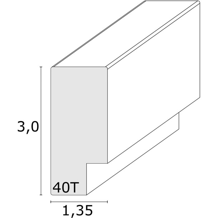 S40TMONT Mounting Kit for Deknudt Canvas Frame