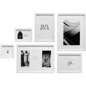 Deknudt Picture Frame Set S46YK1WALL white 6 frames