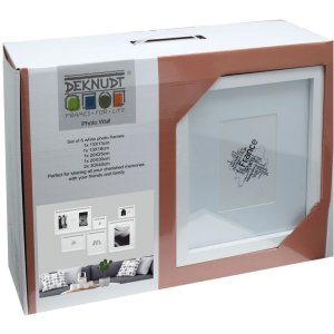 Deknudt Picture Frame Set S46YK1WALL white 6 frames