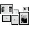 Deknudt Picture Frame Set S46YK2WALL black 6 frames