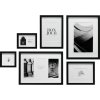 Deknudt Picture Frame Set S46YK2WALL black 6 frames