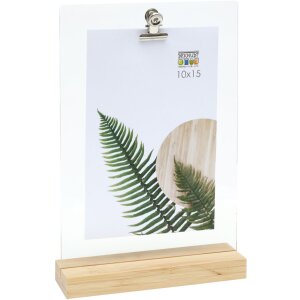 Deknudt Acrylic Photo Frame S58RY1 natural 10x15 cm with...