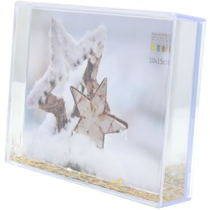 Deknudt Shaker Frame S66FD9 Golden Stars 10x15 cm