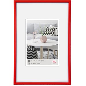 plastic frame Galeria 10x15 cm red