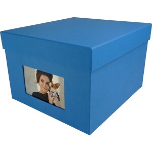 HNFD XL Photo Box Kandra 700 photos 15x20 cm steel blue...