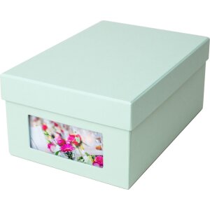 HNFD Photo box Kandra mint ribbed 700 photos 10x15 cm