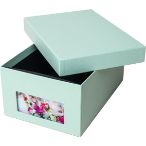 HNFD Photo box Kandra mint ribbed 700 photos 10x15 cm