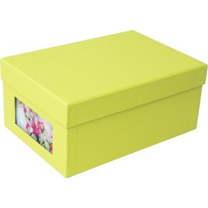 HNFD Photo box Kandra may green ribbed 700 photos 10x15 cm