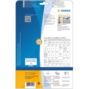 HERMA weatherproof inkjet labels A4, 97.0 x 42.3 mm, white, permanent adhesive