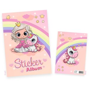 HERMA Sticker scrapbook for kids, A5, "Princess...