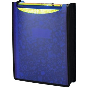 HERMA Flexi translucent file box, dark blue 260x345x70 mm