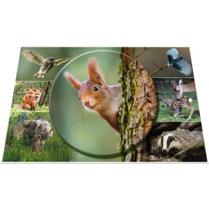 HERMA desk pad 550 x 350 mm, forest animals