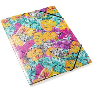 HERMA A4 PP Twinkle Leopard folder