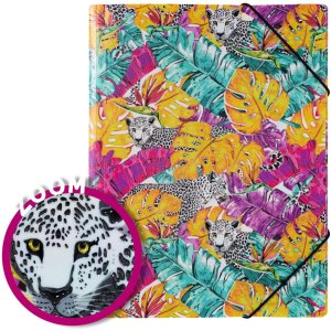 HERMA A4 PP Twinkle Leopard folder