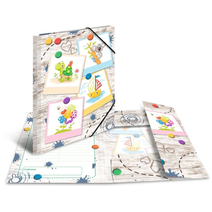 HERMA folder A4 cardboard sandbox friends