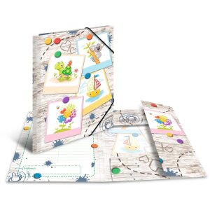 HERMA folder A4 cardboard sandbox friends