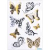 HERMA Creative Stickers Butterflies Gold and Silver Foil