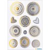 HERMA Creative Stickers Mandala Gold and Silver Foil