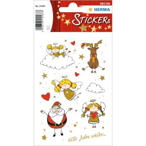 HERMA Sticker Angel Adele Christmas Sticker