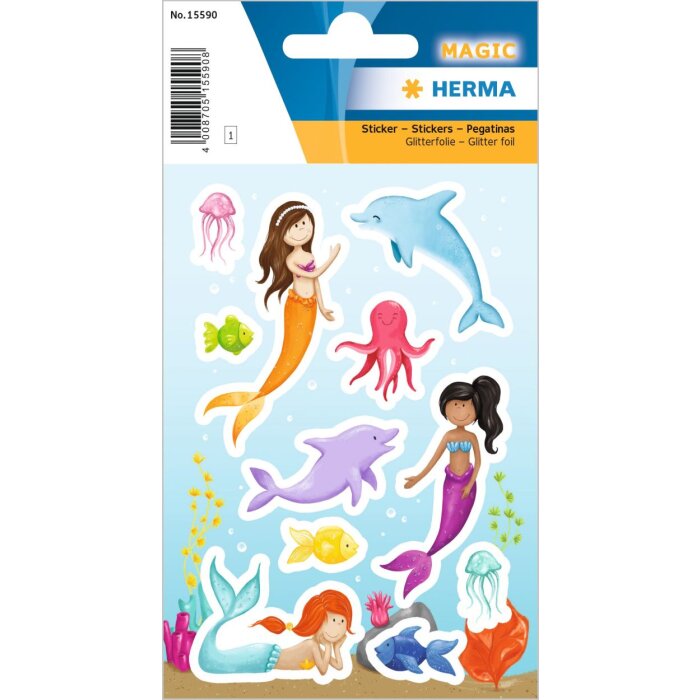 HERMA Princess of the Sea - Sticker with glitter effect