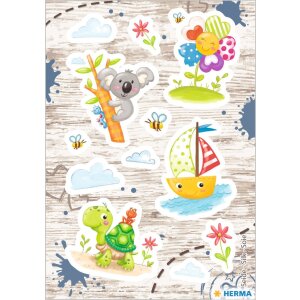 HERMA Sticker Sandpit Friends - Silk