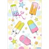 HERMA sticker popsicle, with shiny glitter