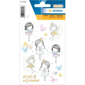 HERMA Glitter Stickers Fairytale Princess