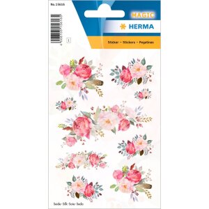 HERMA Shiny Silk Peony Stickers