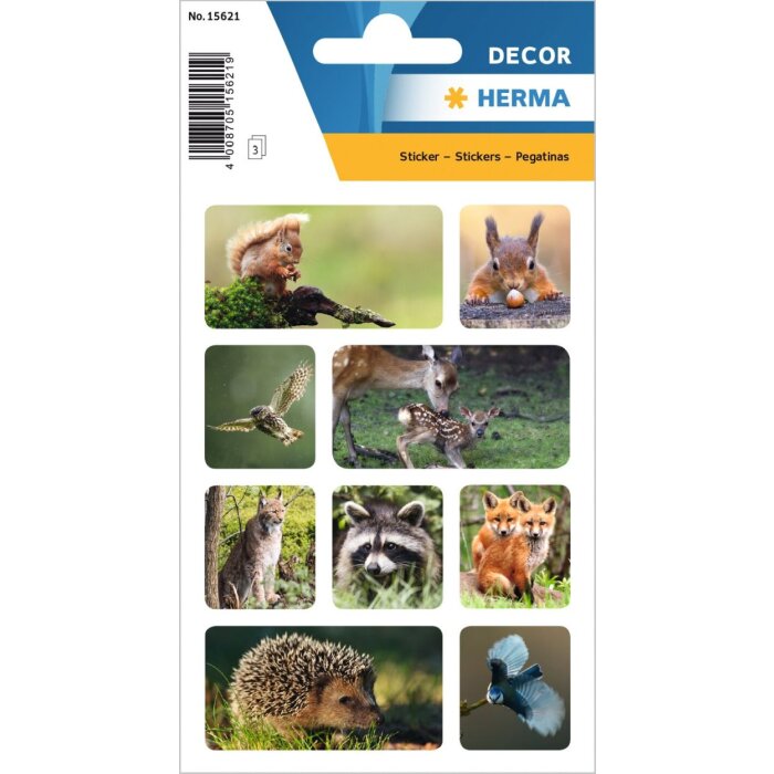 HERMA Sticker Forest Animals