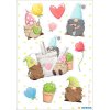 HERMA Garden Gnomes Sticker - glossy silk