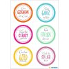 HERMA Sticker HOME "Have fun with it", glimmered