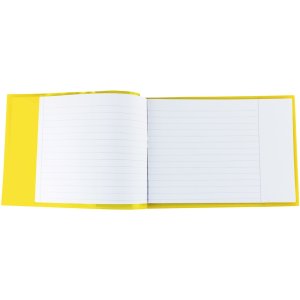 HERMA Binder Cover Transparent PLUS A5 landscape yellow