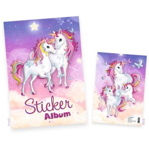 HERMA Sticker Scrapbook for Kids A5 Unicorn Best Friends...