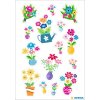 HERMA Flower Sticker with Glitter