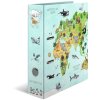 HERMA Motif Folder A4 - World Map